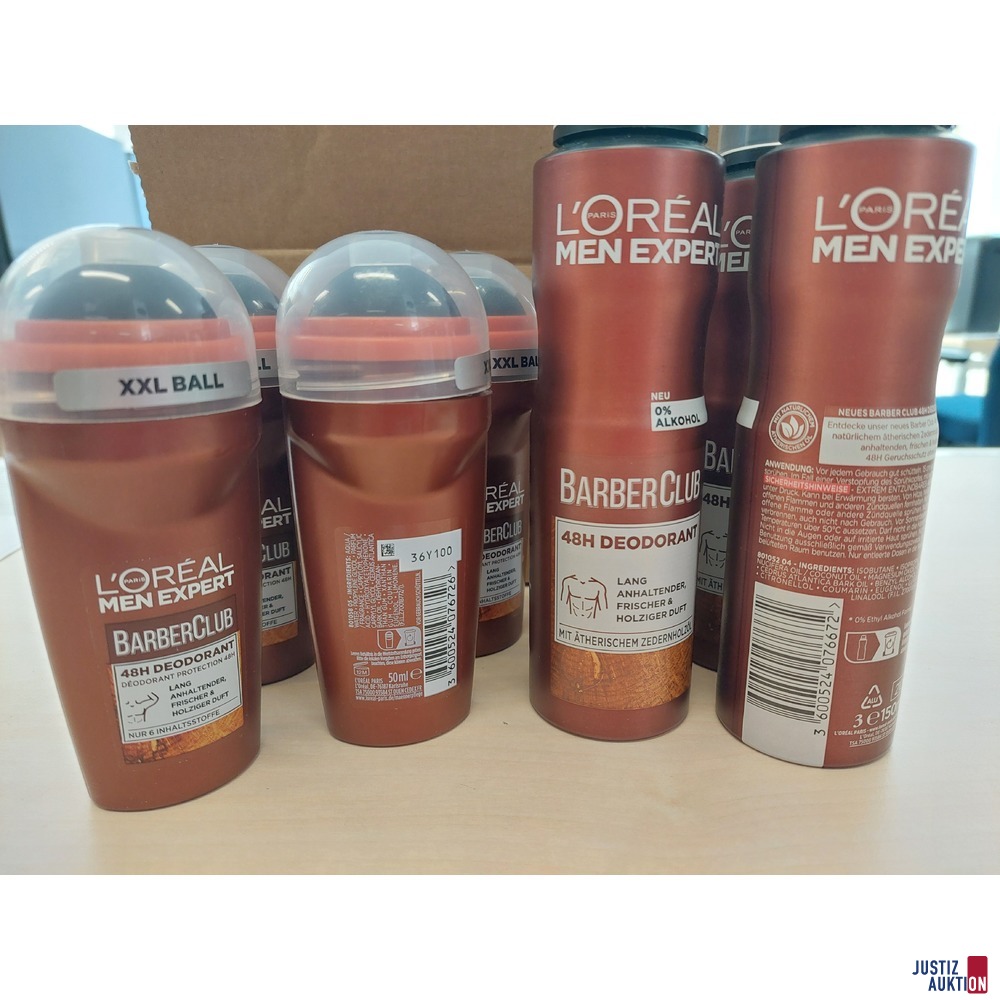 3 St&uuml;ck Deodorant L&DiacriticalAcute;OR&Eacute;AL Paris Men Expert Barber u&period;a&period;