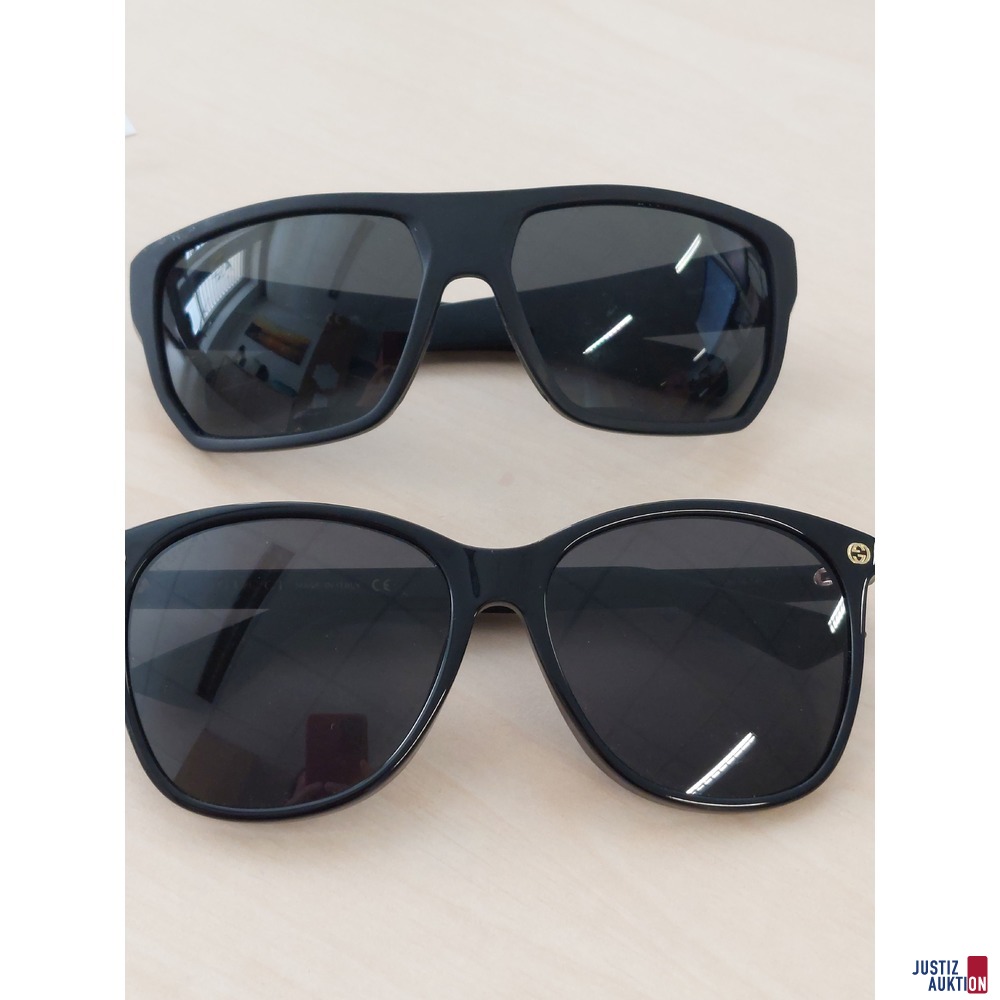 Damensonnenbrille der Marke Gucci u.a.