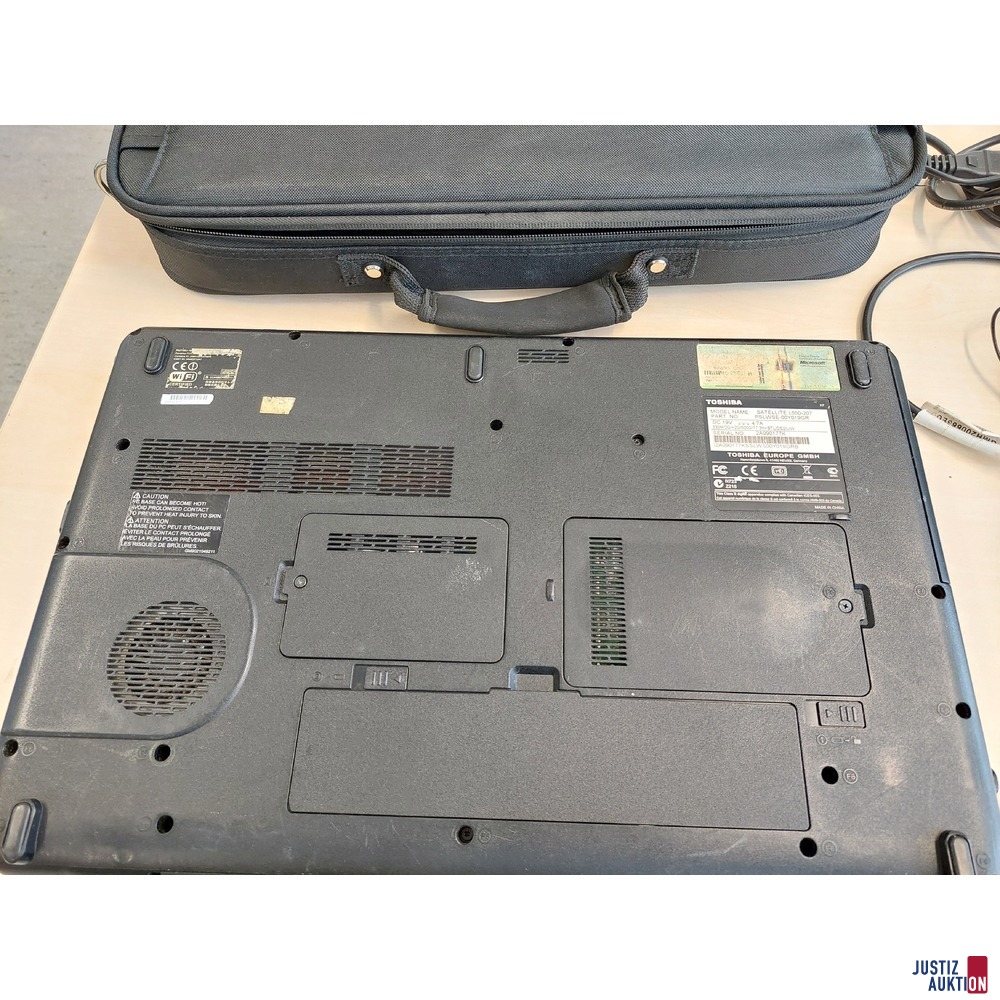Laptop der Marke Toshiba Model: Satellite L550-207