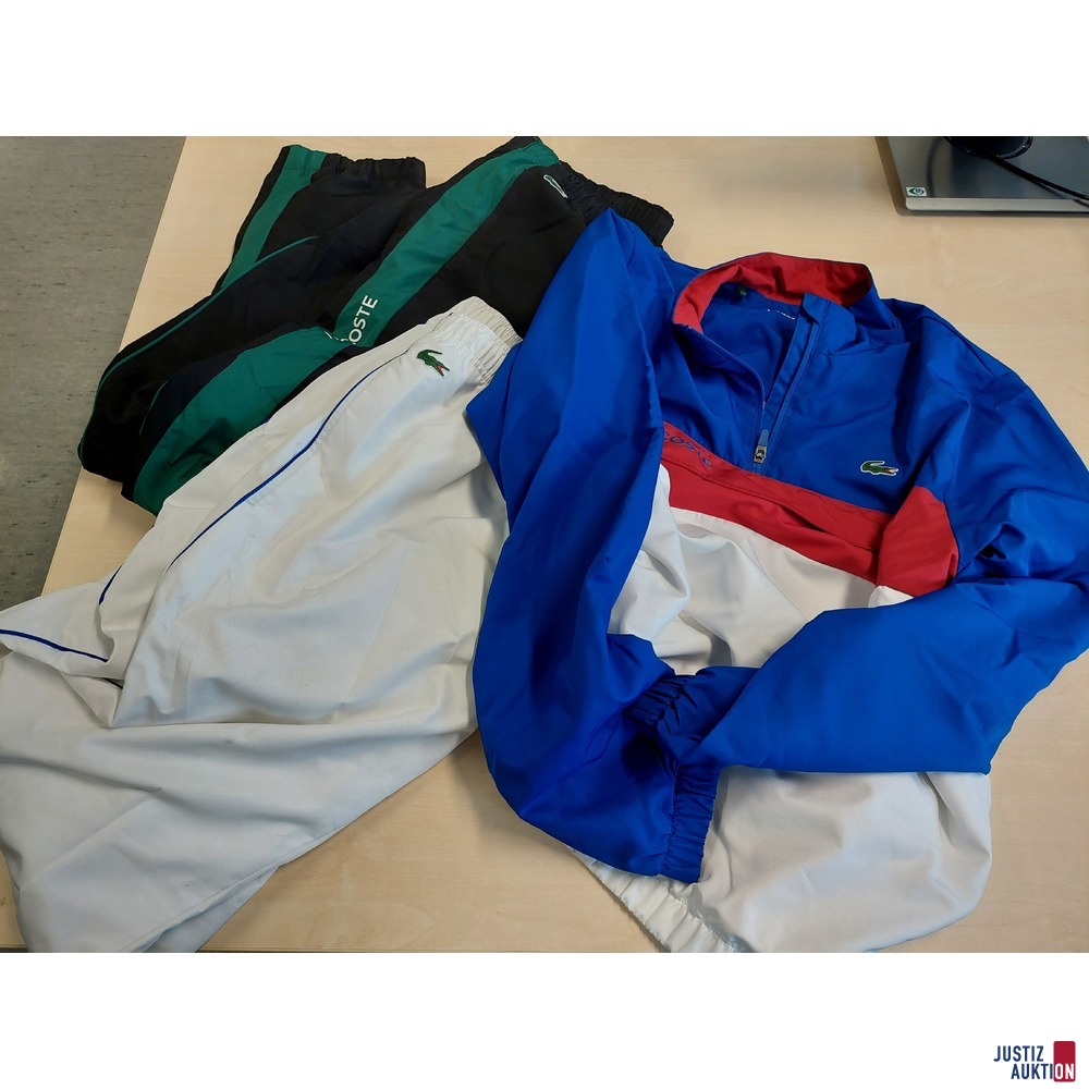 2 Jogginghosen der Marke Lacoste Größe L u.a.