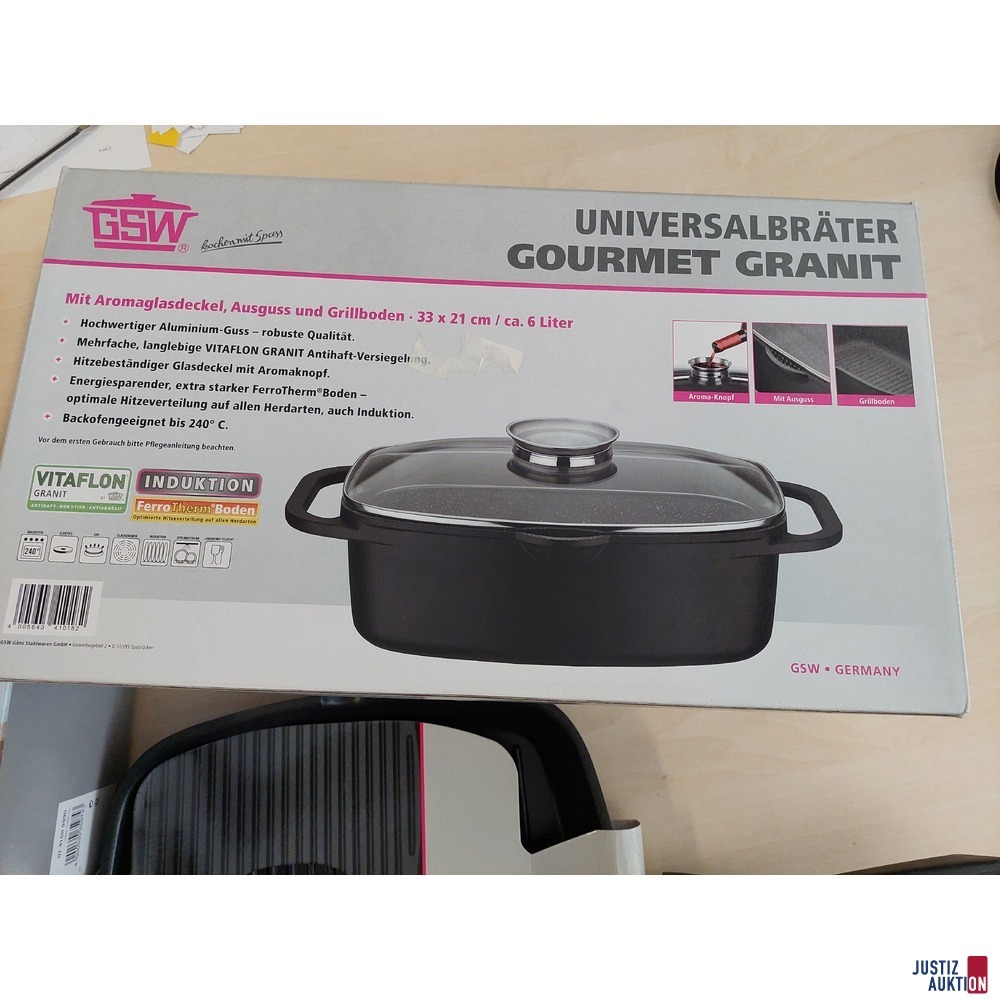 Pfannenset der Marke WMF 1x 24 cm 1x 28 cm u.a.