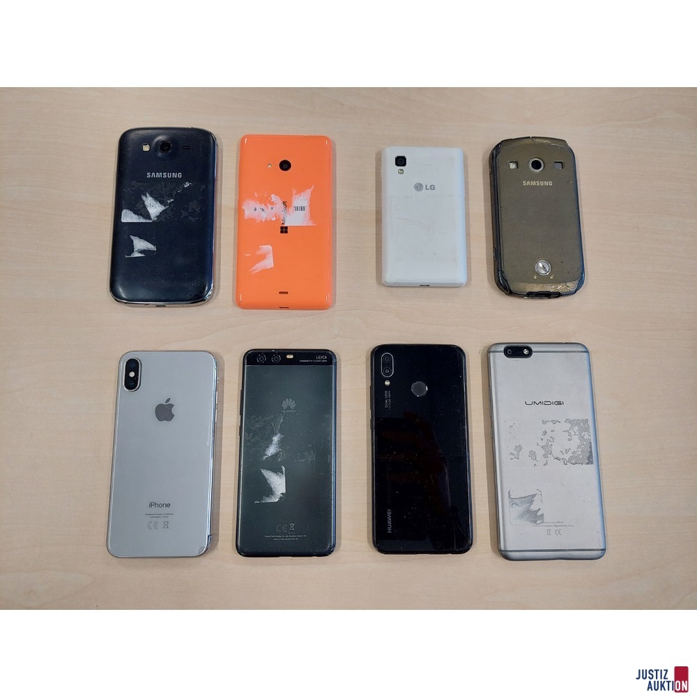 Handy der Marke Apple iPhone X u&period;a&period;