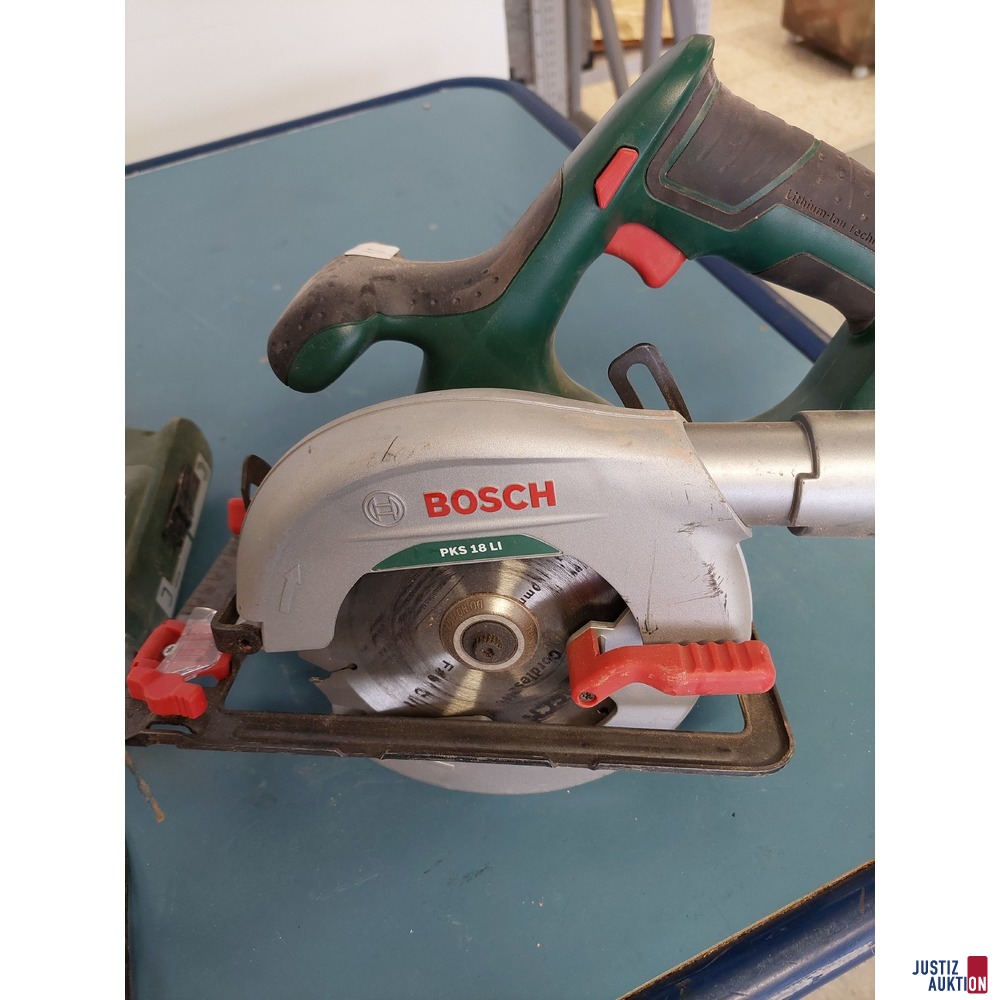 Konvolut an Werkzeug der Marke Bosch