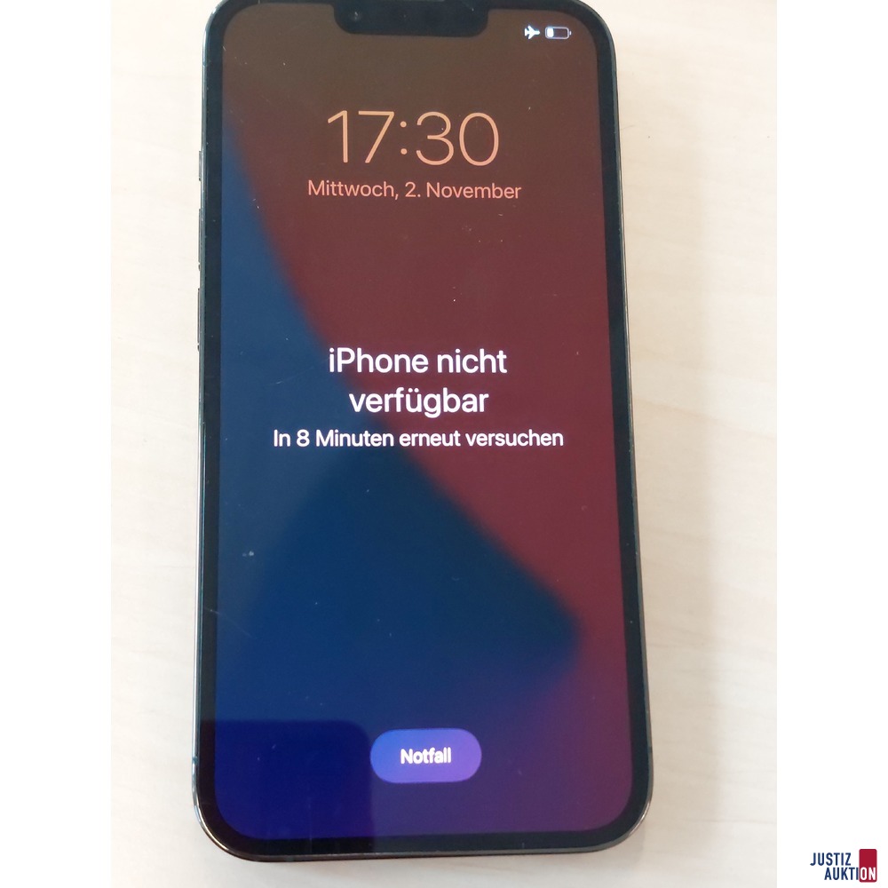 Handy der Marke Apple iPhone Pro gebraucht/Gebrauchsspuren vorhanden