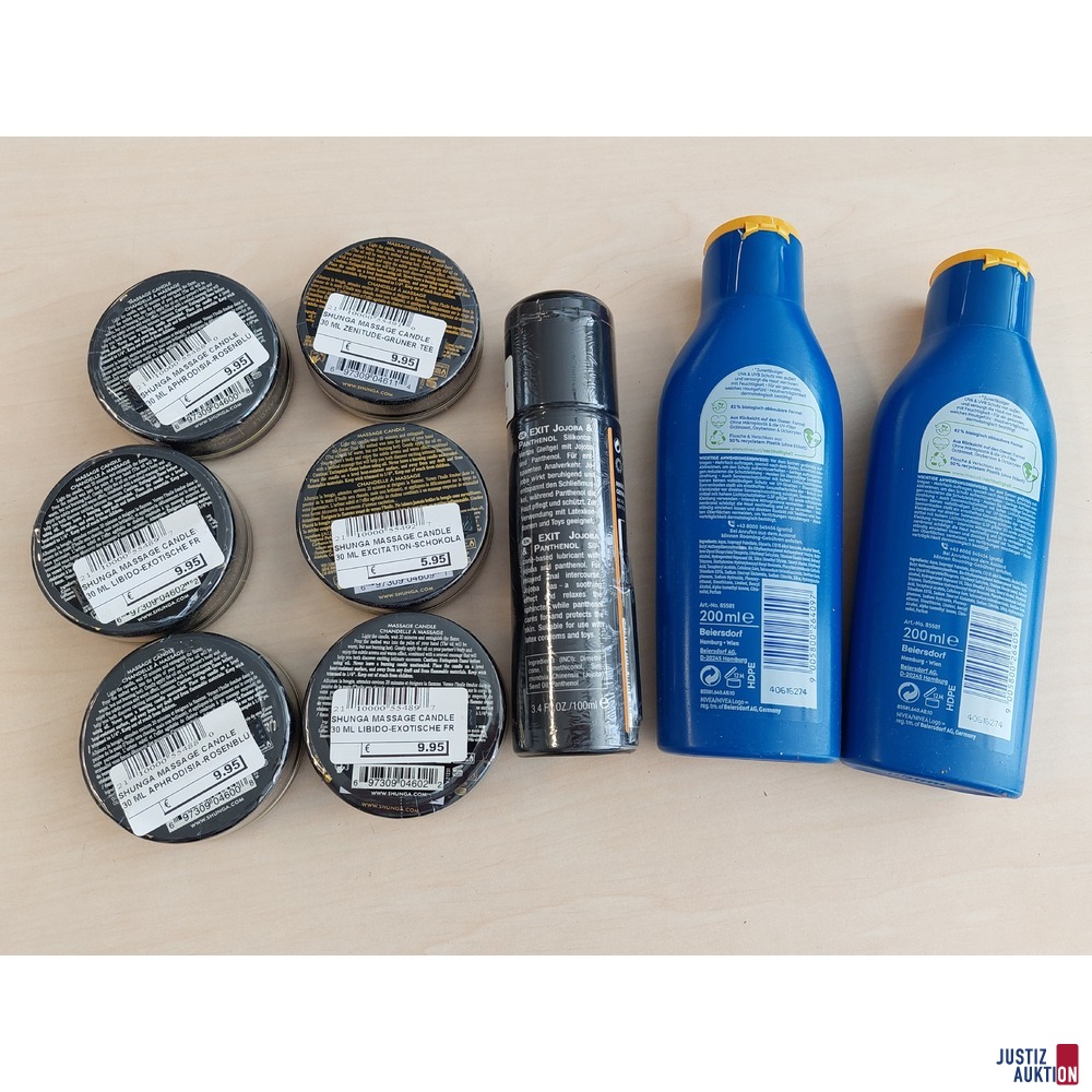 Gleitgel der Marke Eros Exit 100ml u.a.
