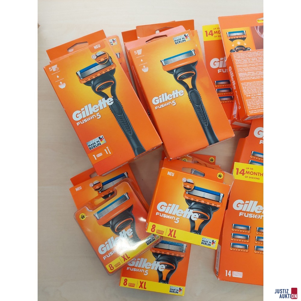 6 8er Packungen Gilette Fusion 5 Rasierklingen 6 Packungen Rasierer Gillette Fusion 5 5 14er Packungen Rasierklingen Gilletee Fusion 5 NEU &ndash; in Originalverpackung