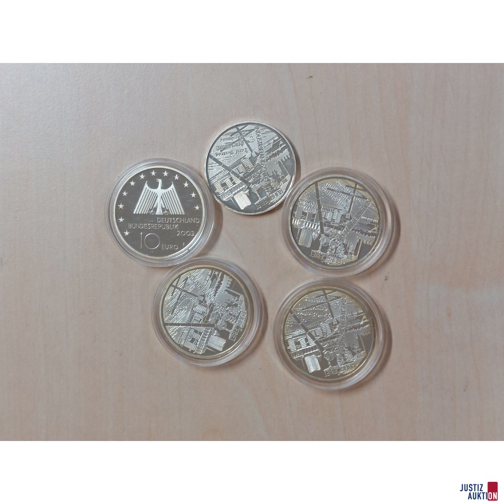 Gedenkm&uuml;nzensatz Bundesrepublik Deutschland