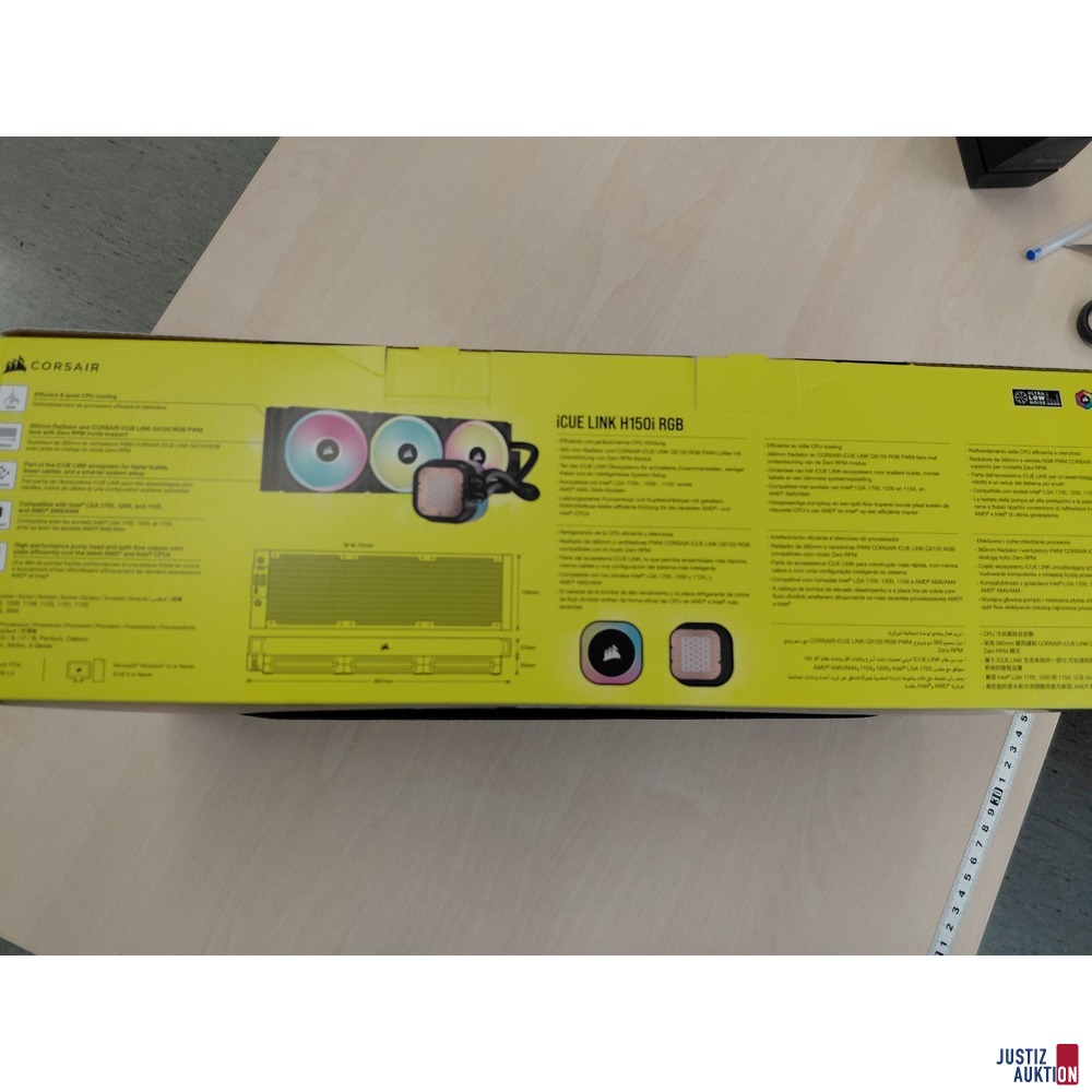 RGB-K&uuml;hler corsair icue link h150i rgb in Originalverpackung &ndash; NEU&nbsp;