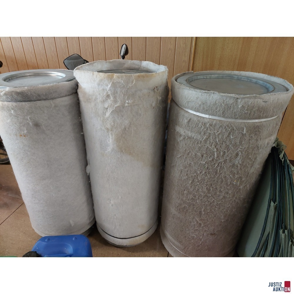 1 Trocknungsnetz - 3 Kohlefilter