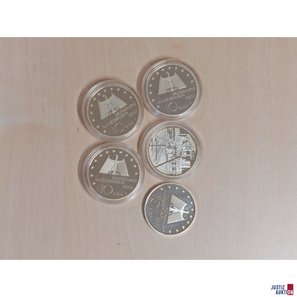 Gedenkm&uuml;nzensatz Bundesrepublik Deutschland