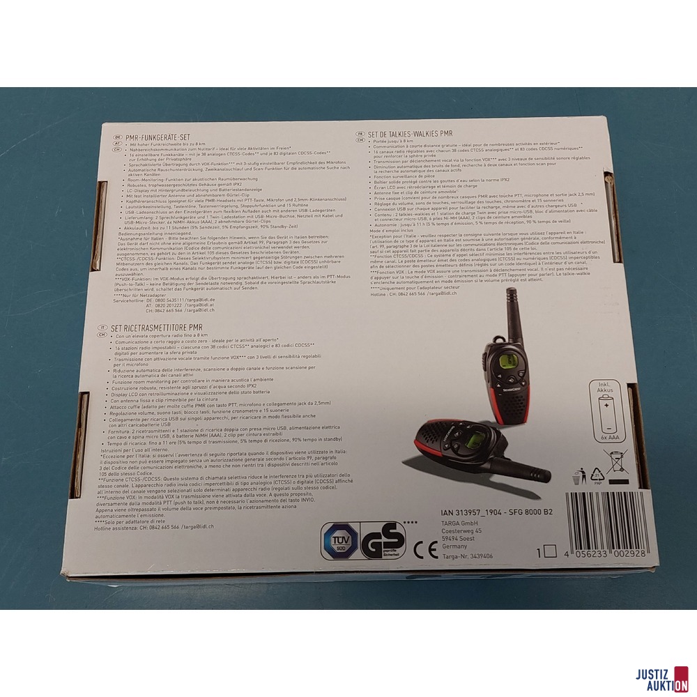 PMR-Funkgeräte-Set der Marke SilverCrest