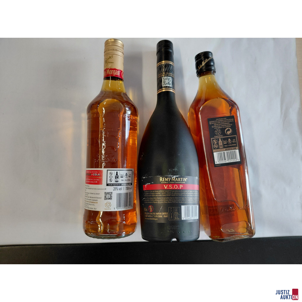 1 Flasche Whisky Johnnie Walker Black Label u&period;a&period;
