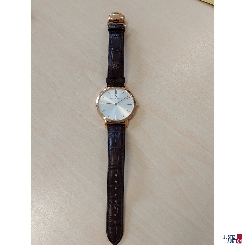 Herrenarmbanduhr der Marke Albert Riele