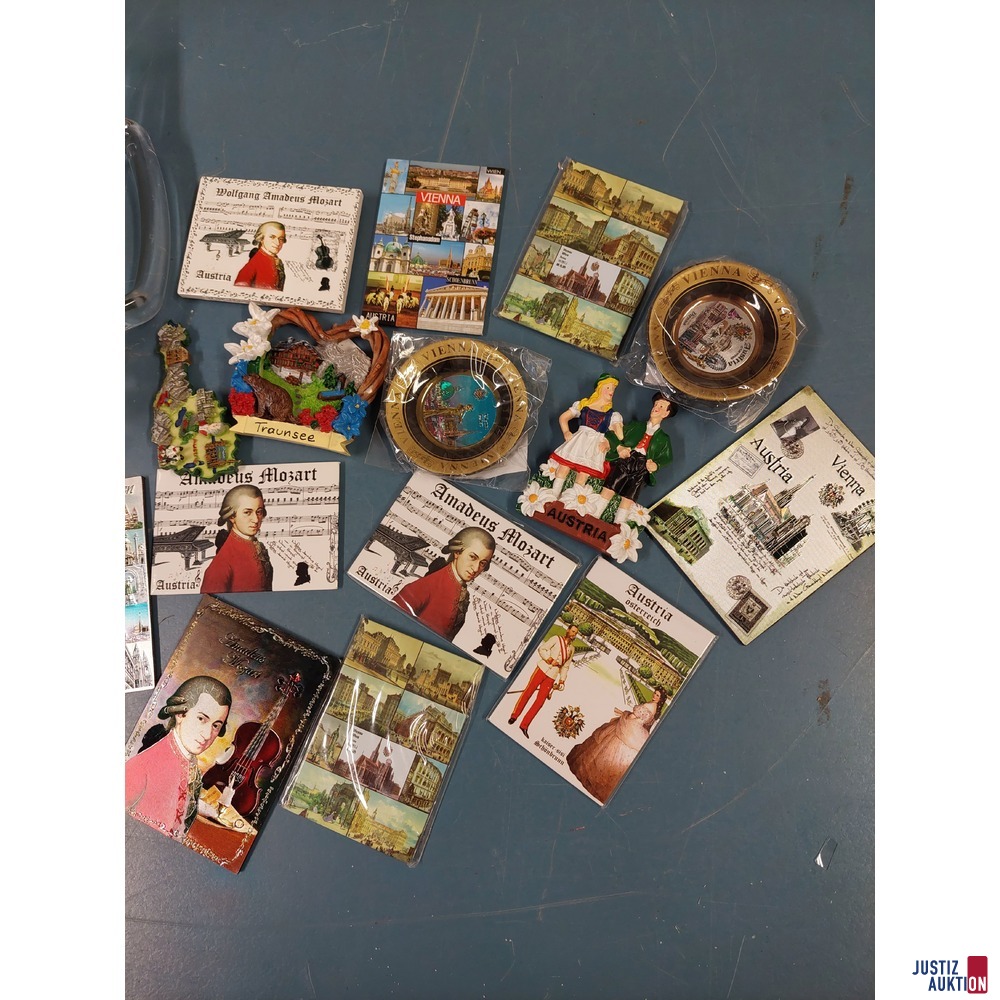 Diverse Souvenirs aus Österreich