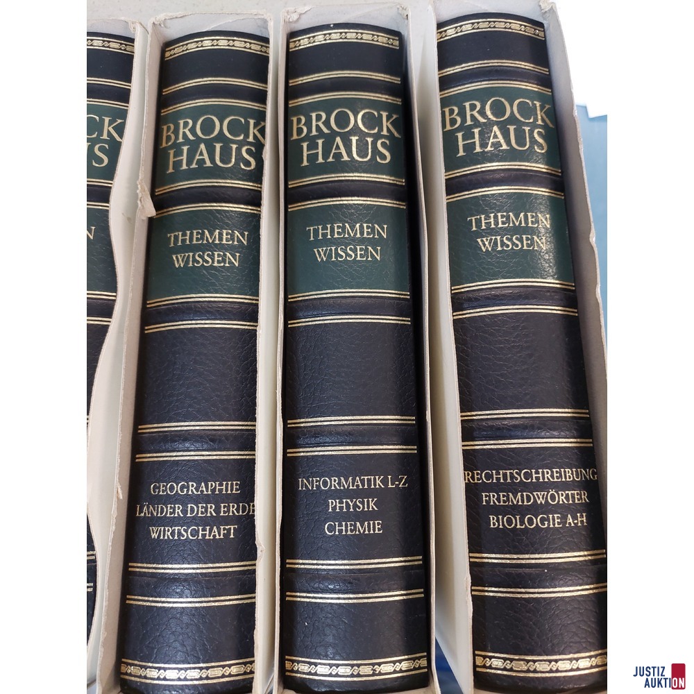 6 B&auml;nde Brock Haus Themen Wissen 2007