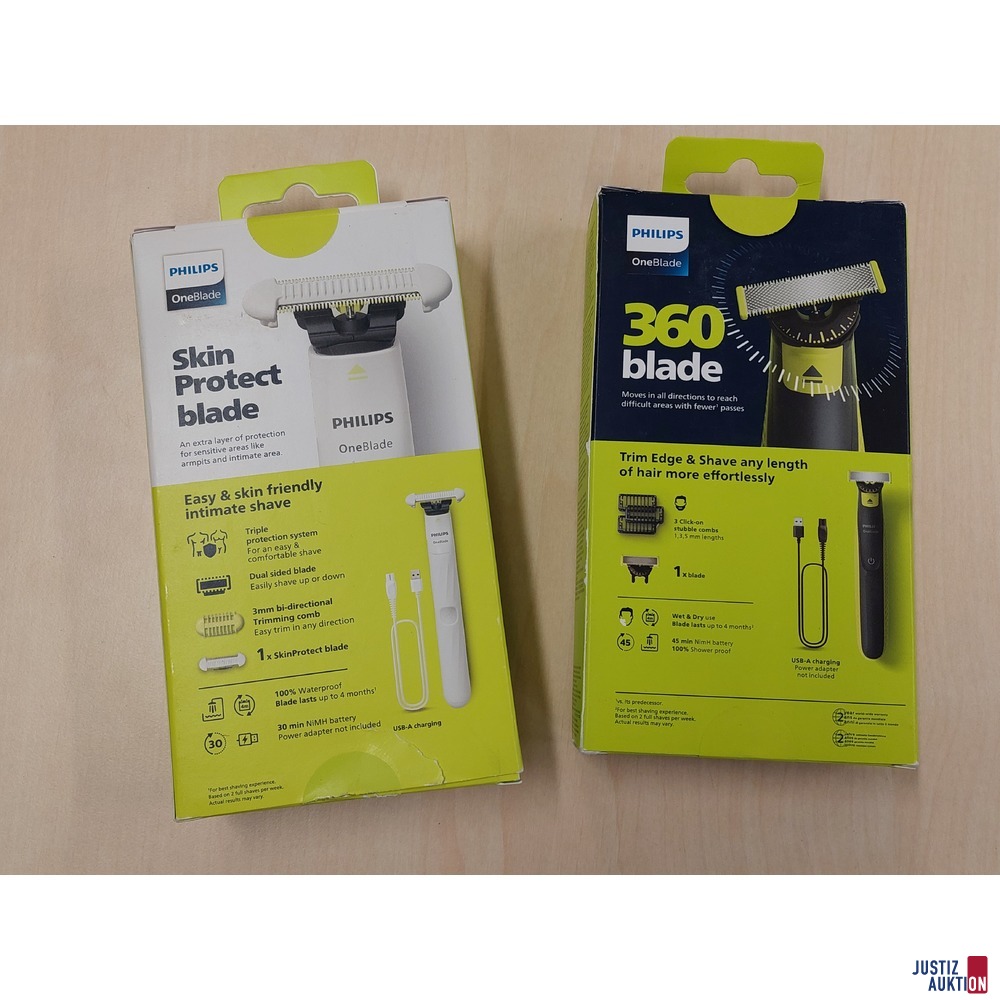 1 Elektrorasierer der Marke Philips OneBlade 360 blade