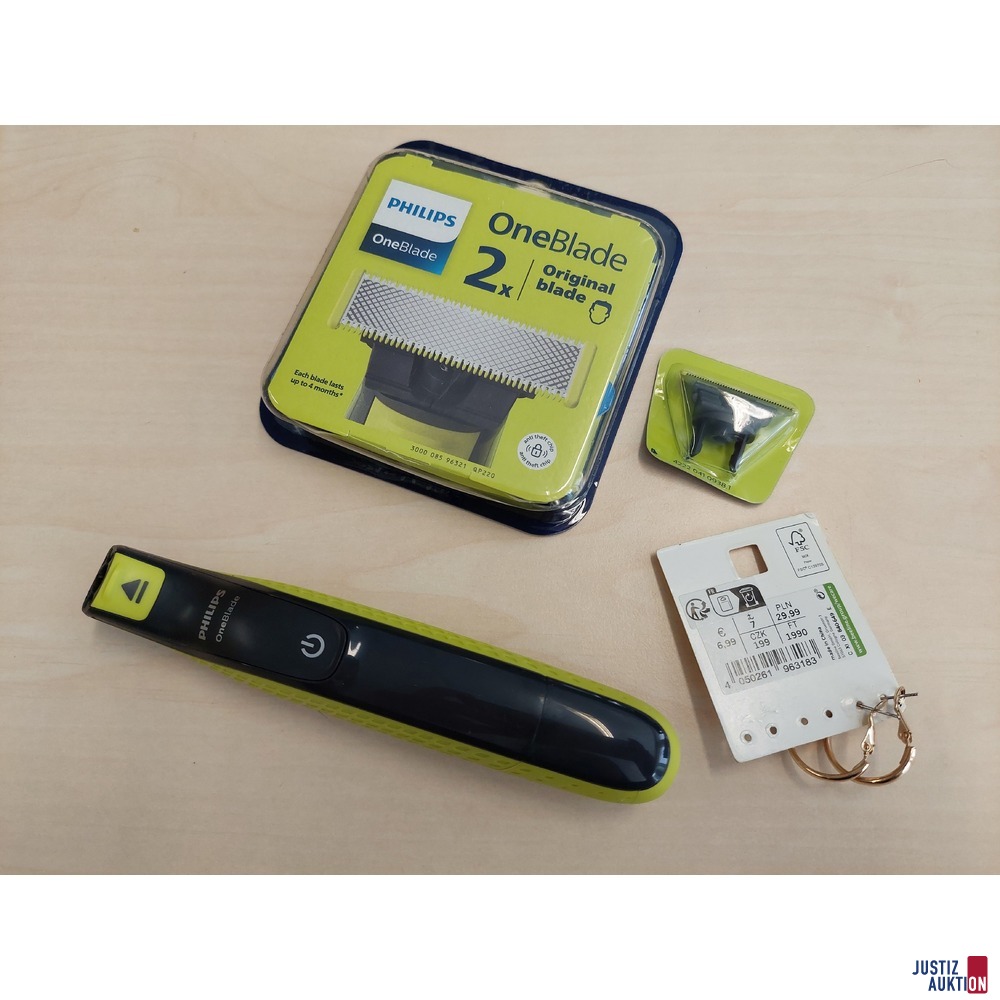 1 Herrenrasierer der Marke Philips QP2721 u.a.