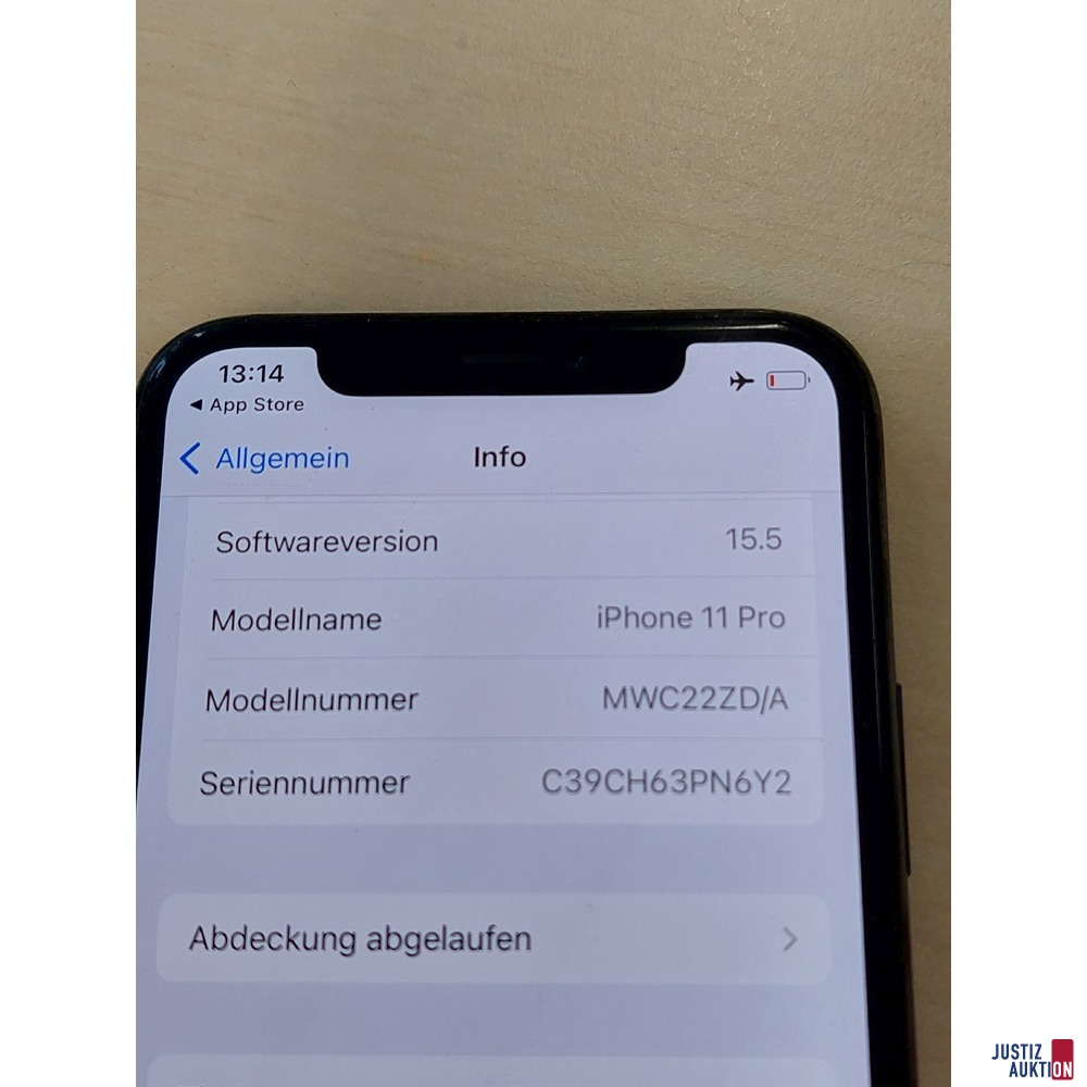 Handy der Marke Apple iPhone 11 Pro gebraucht/Gebrauchsspuren vorhanden