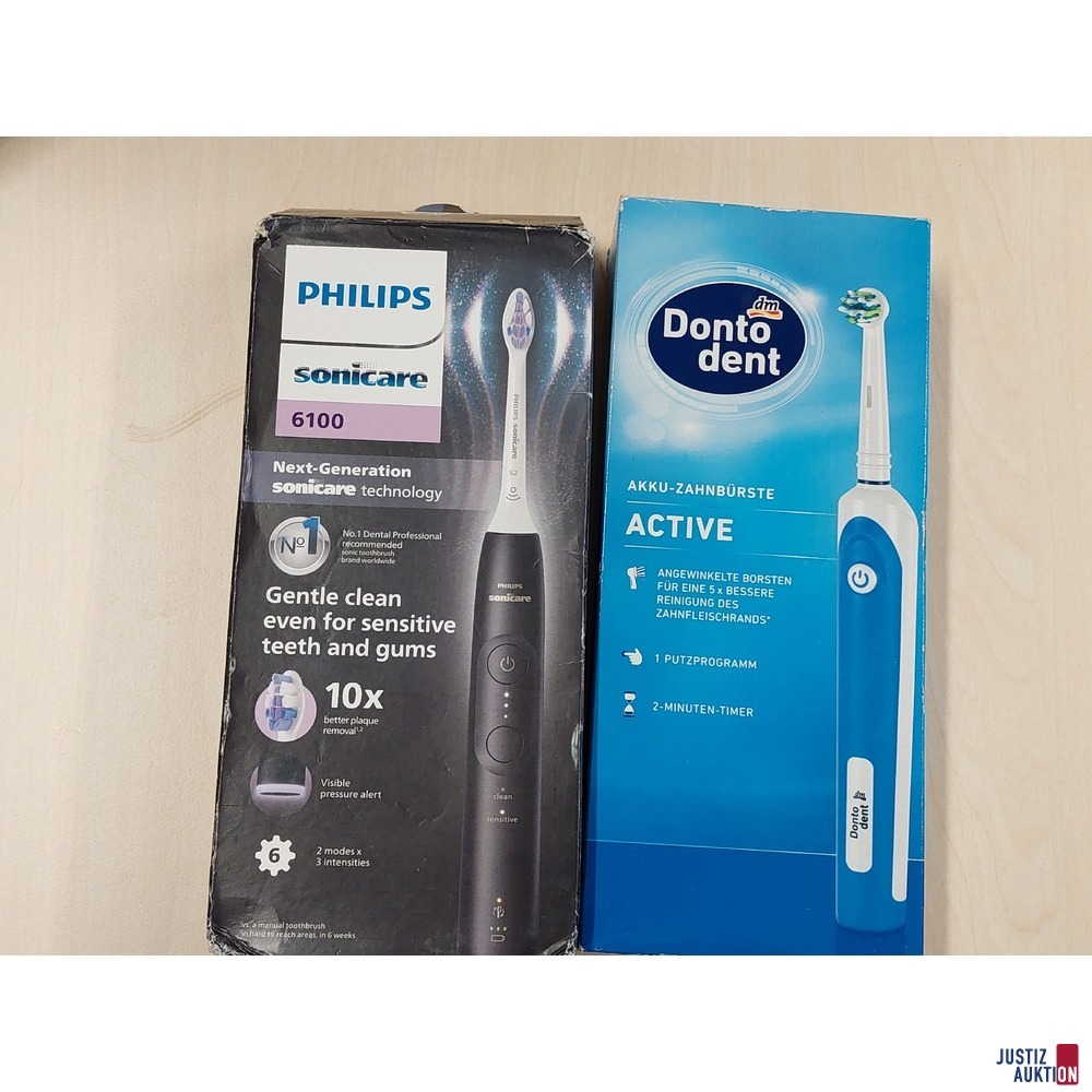 1 Elektrische Zahnb&uuml;rste der Marke Philips sonicare 6100