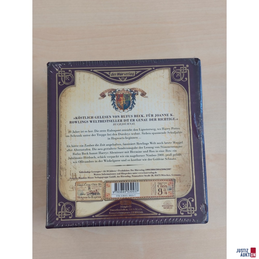 Harry Potter CD-ROM Hörbuch Hoerverlag DHV