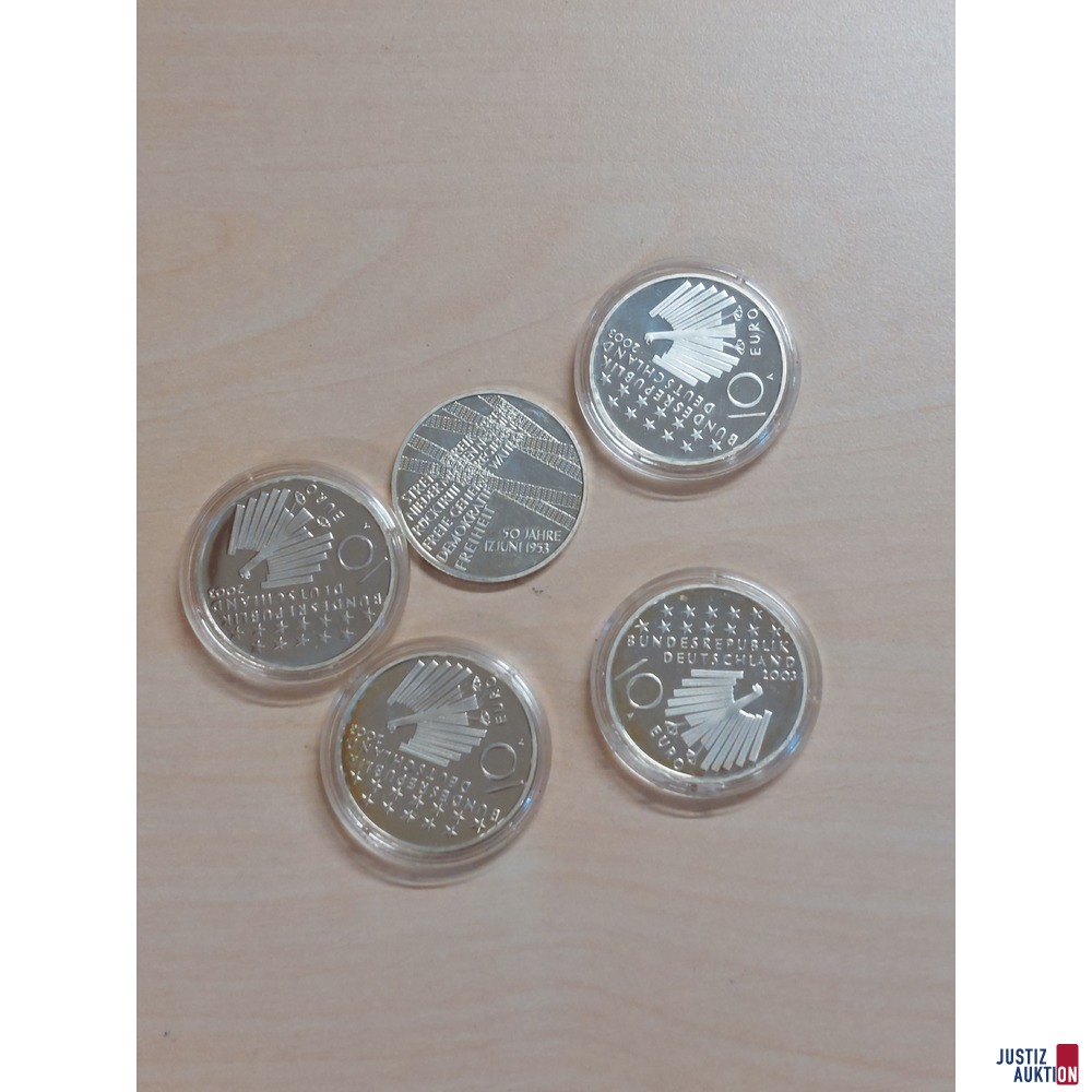 Gedenkm&uuml;nzensatz Bundesrepublik Deutschland
