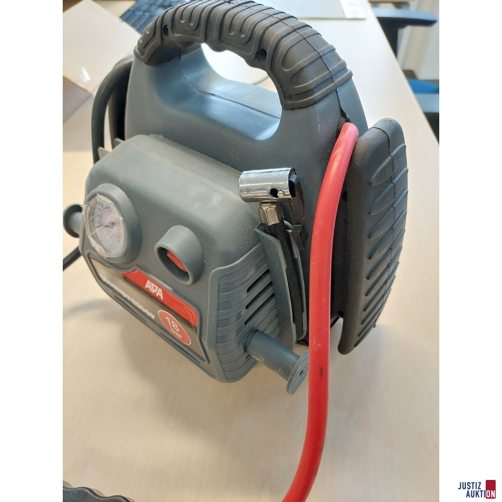 Powerbank mit Kompressor der Marke APA bis 500A Starhilfe&comma; 18 bar