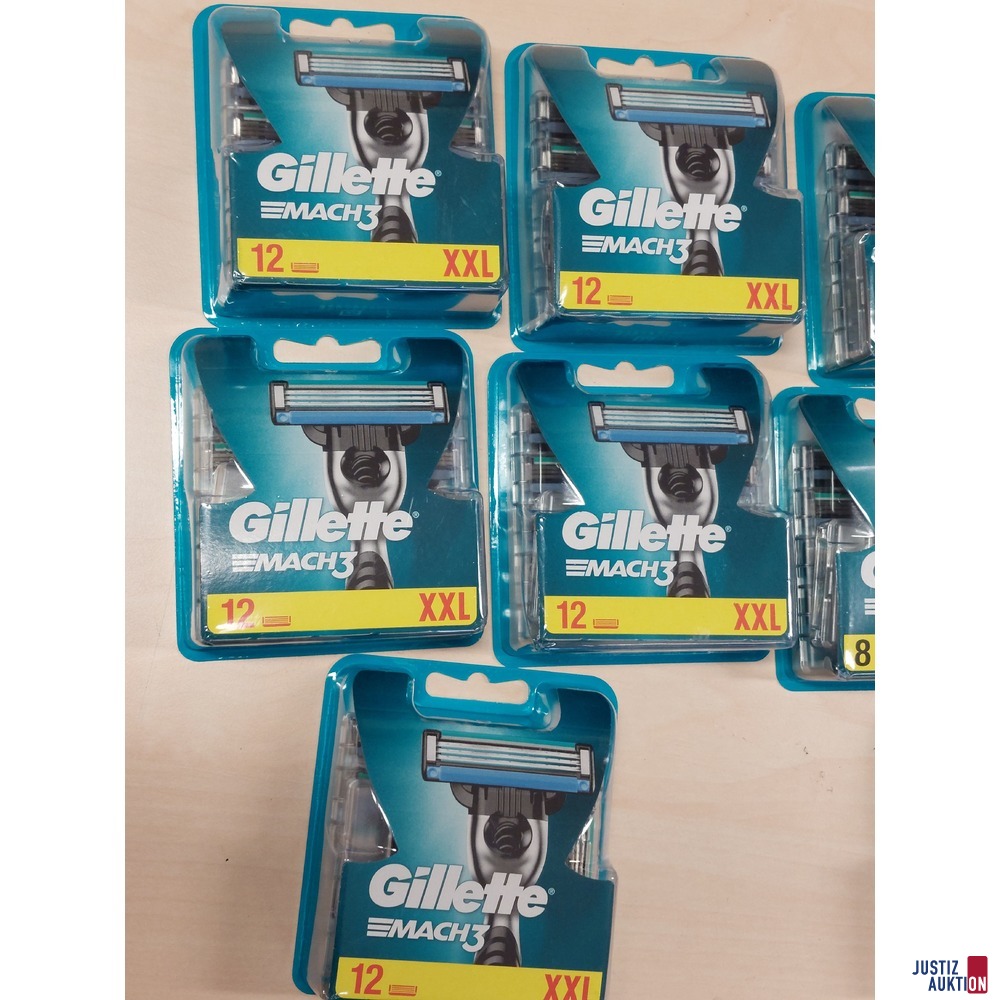 Rasierklingen der Marke Gilette Mach 3
