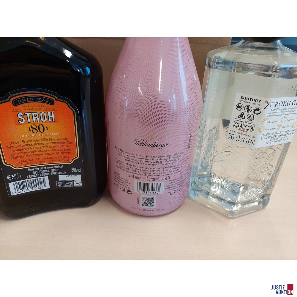 5 Flaschen North American Blendes Whiskey u&period;a&period;