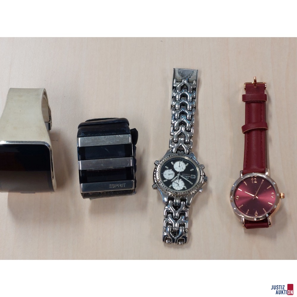 Herrenarmbanduhr Seiko Quartz Chronograph u.a.