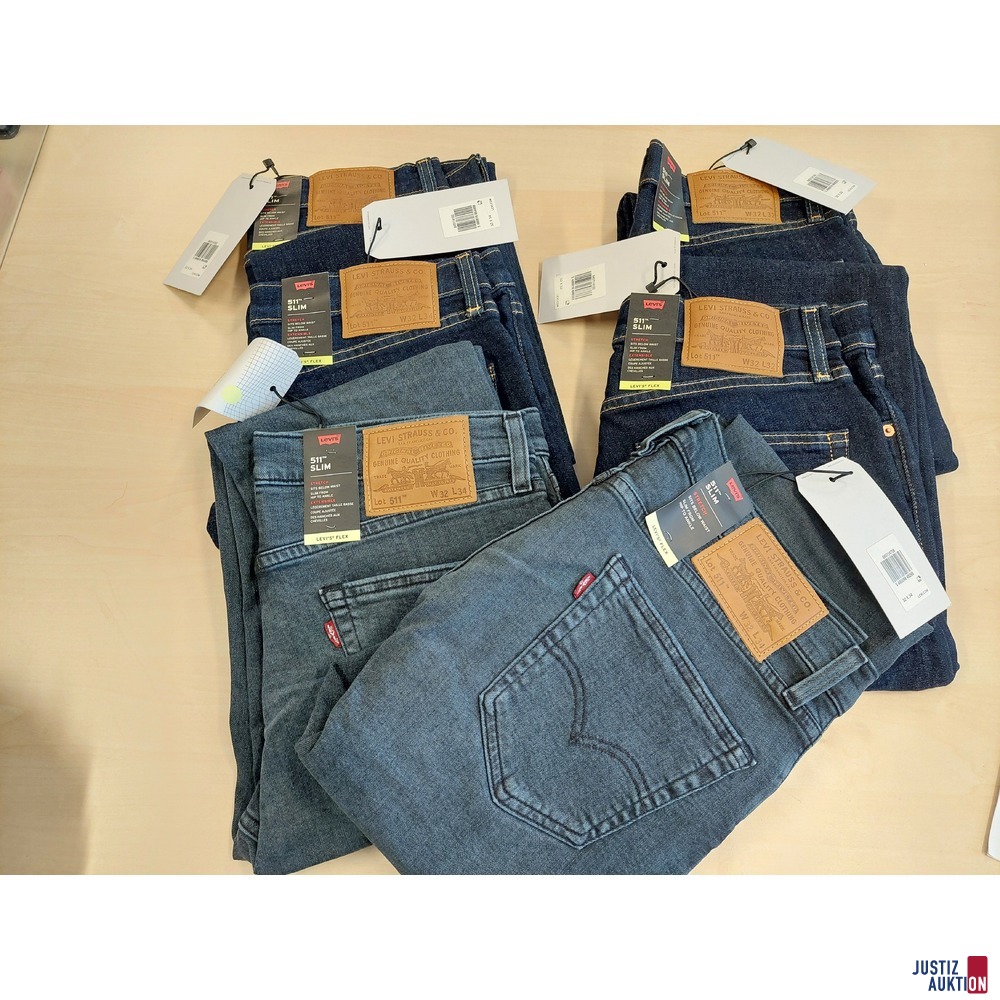 6 Jeans der Marke Levi`s 511 Slim