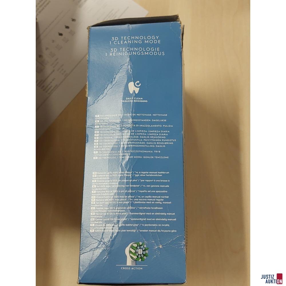 Elektrische Zahnb&uuml;rste der Marke Oral-B Pro Clean  in Originalverpackung &lpar;Verpackung leicht besch&auml;digt&rpar; - NEU