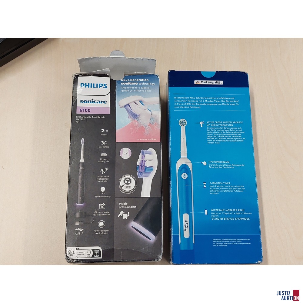 1 Elektrische Zahnb&uuml;rste der Marke Philips sonicare 6100