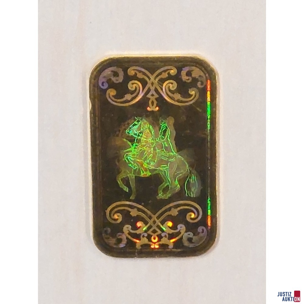 1 Goldbarren Münze Österreich 10 g 999,9 Feingold​​​​​​​ ohne Verpackung
