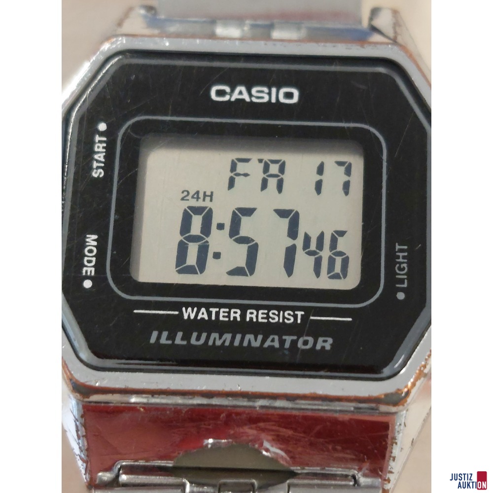 Damenarmbanduhr der Marke Casio digital