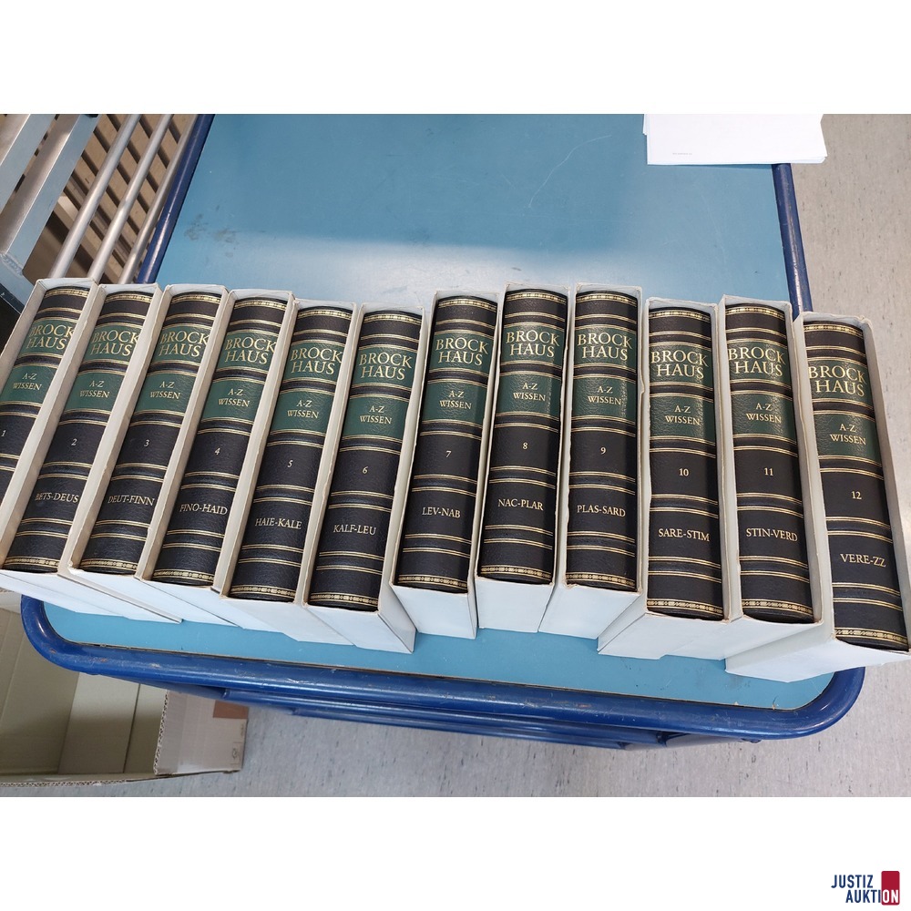 12 B&auml;nde Brock Haus A-Z Wissen 2005