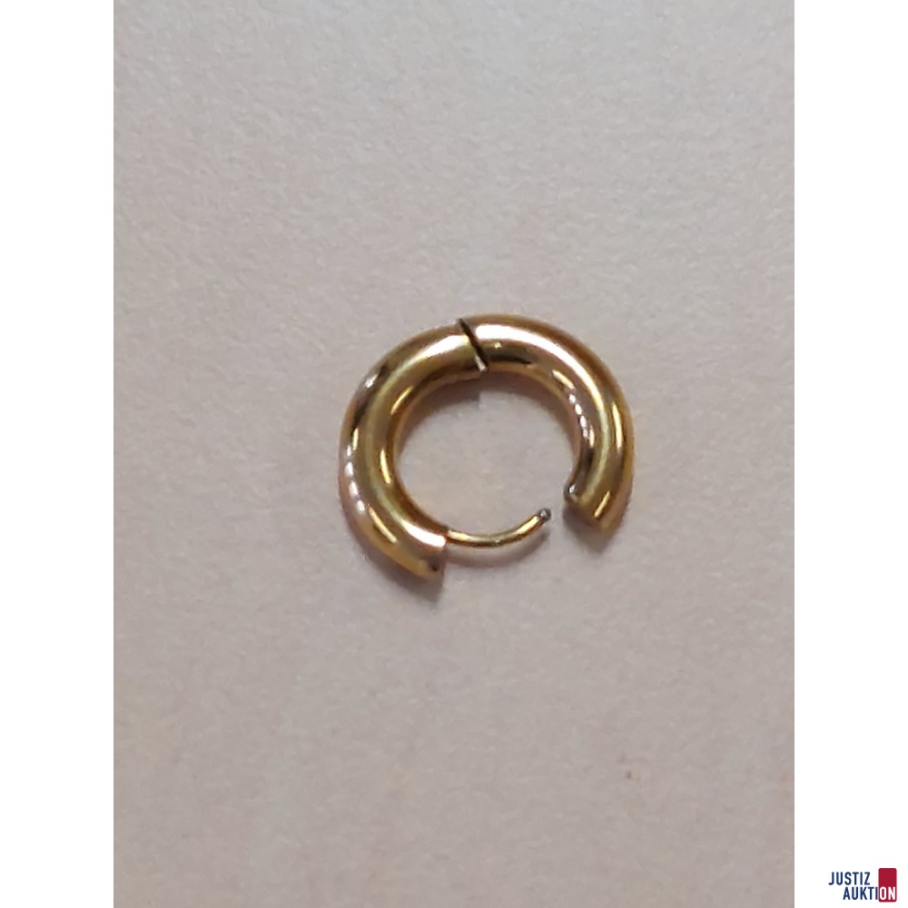 Einzelne Modeschmuck Creole