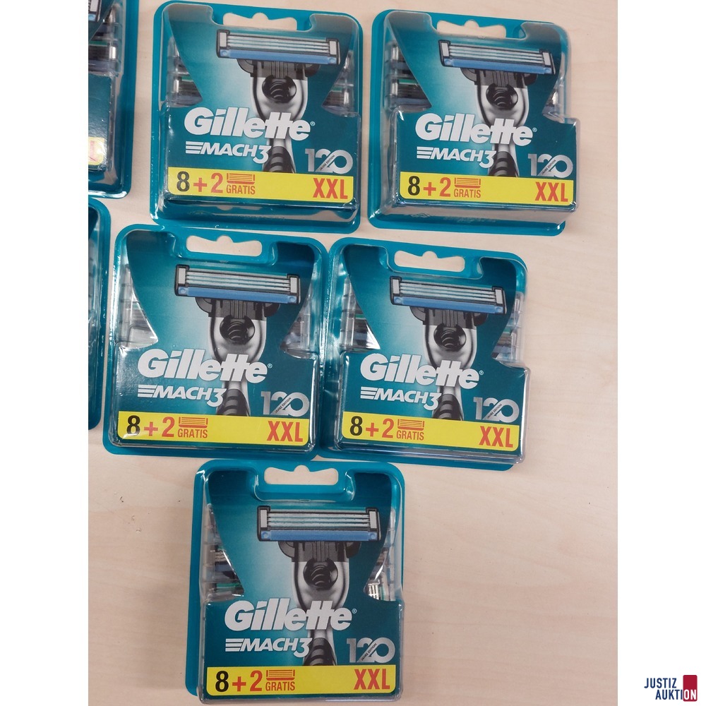 Rasierklingen der Marke Gilette Mach 3