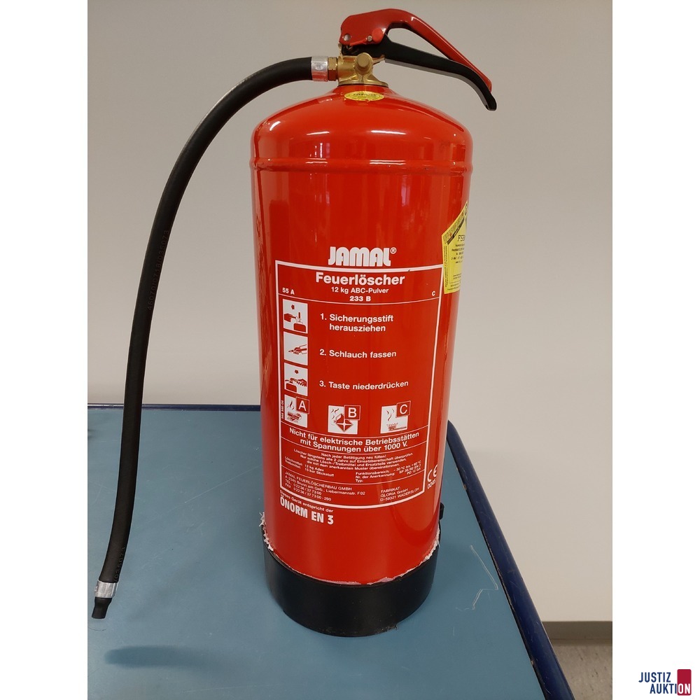 Feuerlöscher der Marke Jamal 233 B