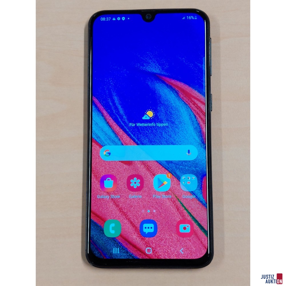 Handy der Marke Samsung Galaxy A40 gebraucht/Gebrauchsspuren vorhanden