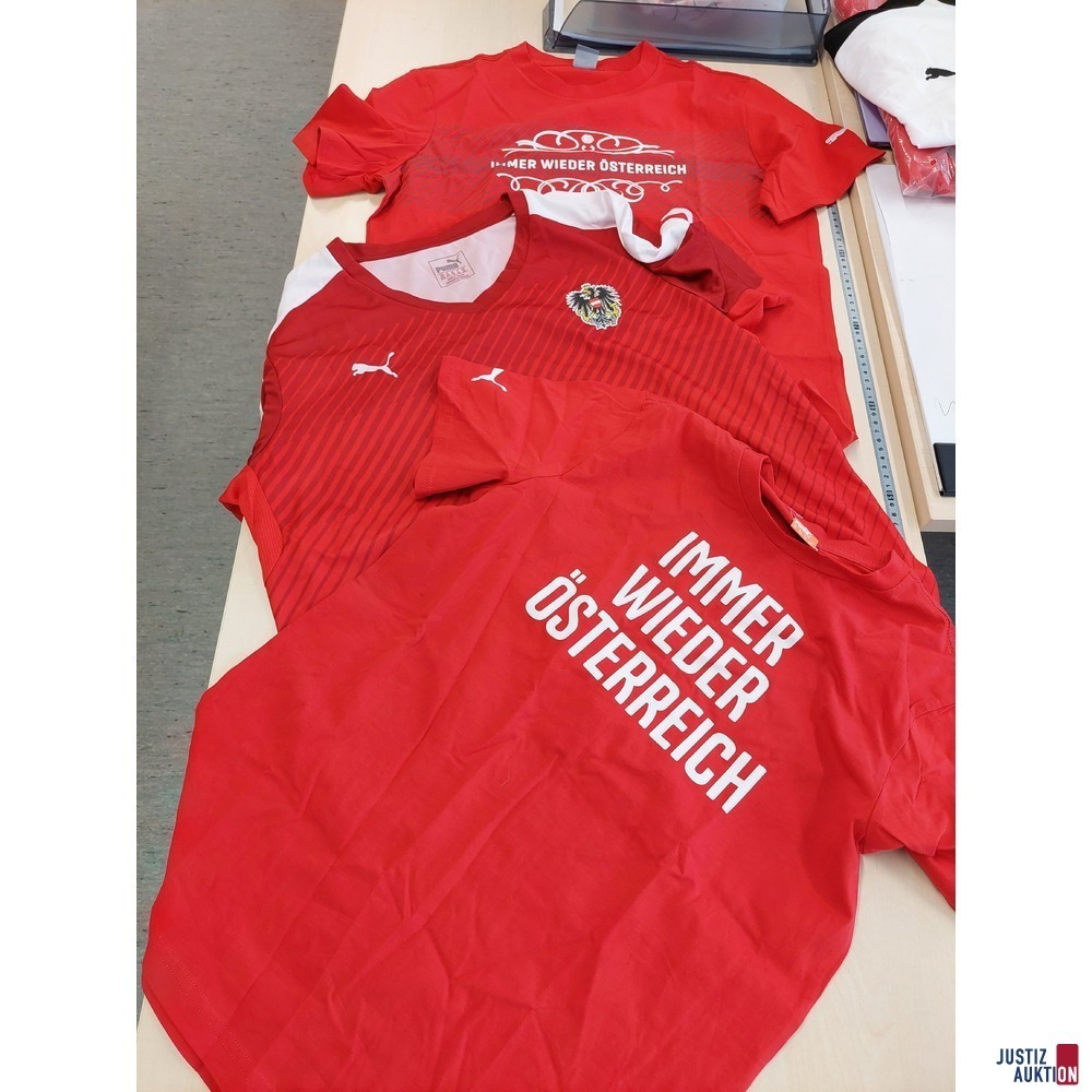 Konvolut der Marke Puma &Ouml;FB &Ouml;sterreich Bekleidung