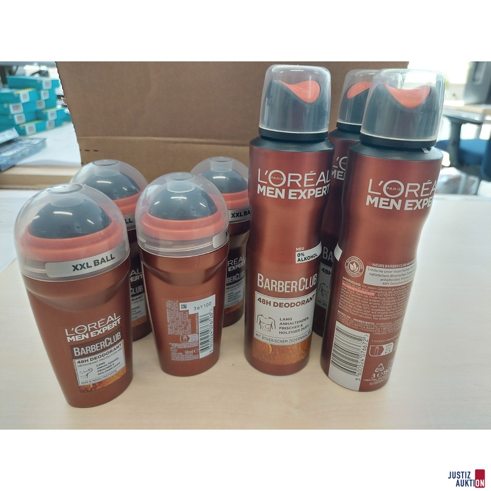 3 St&uuml;ck Deodorant L&DiacriticalAcute;OR&Eacute;AL Paris Men Expert Barber u&period;a&period;