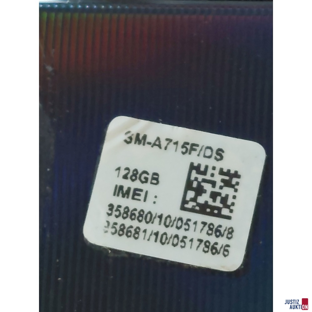 Handy der Marke Samsung Galaxy A71