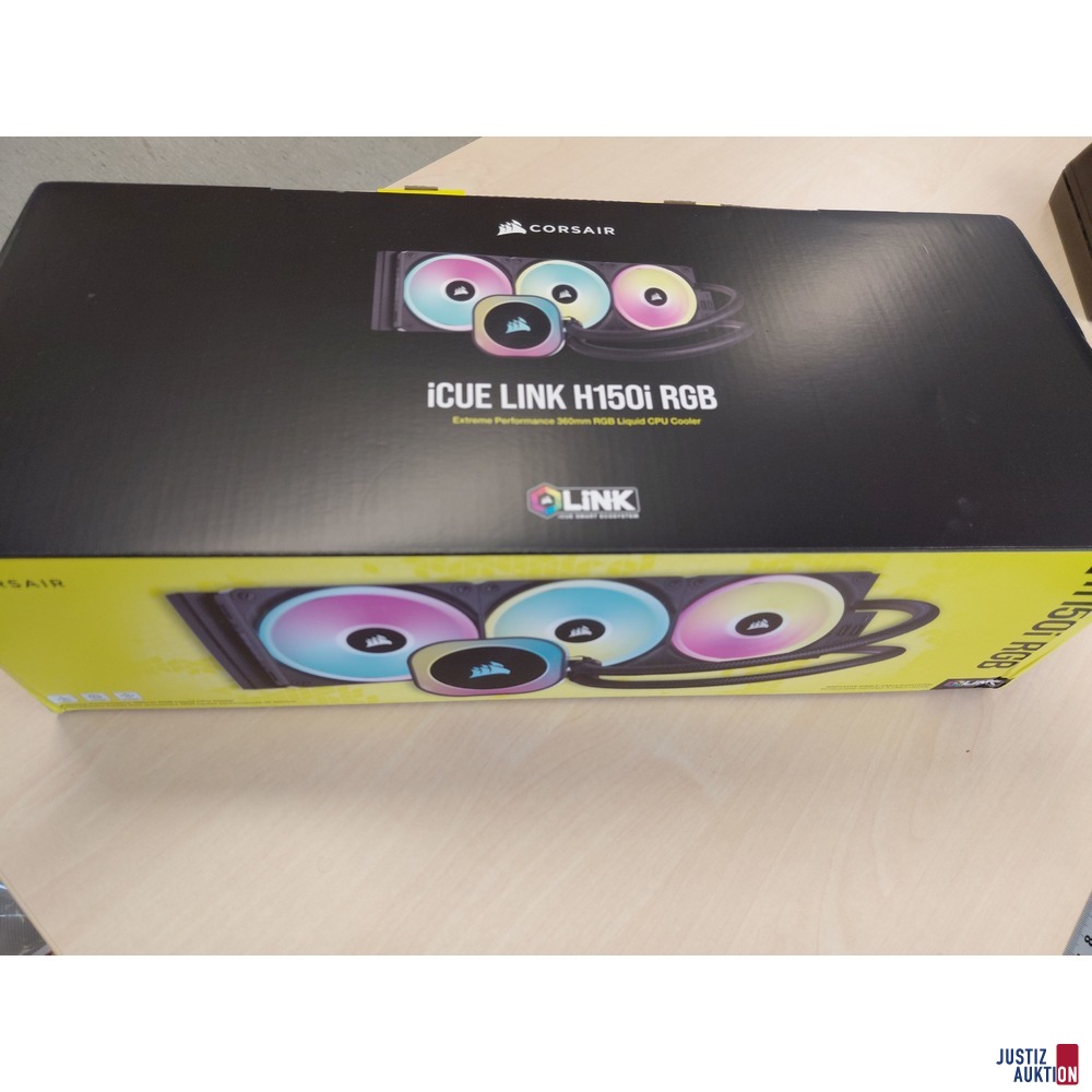 RGB-K&uuml;hler corsair icue link h150i rgb in Originalverpackung &ndash; NEU&nbsp;