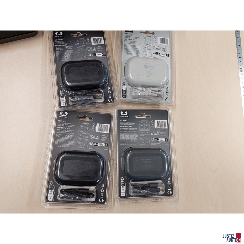 3 Packungen In-Ear-Kopfh&ouml;rer Sport der Marke Fresh&DiacriticalAcute;n Rebel in Originalverpackung - NEU