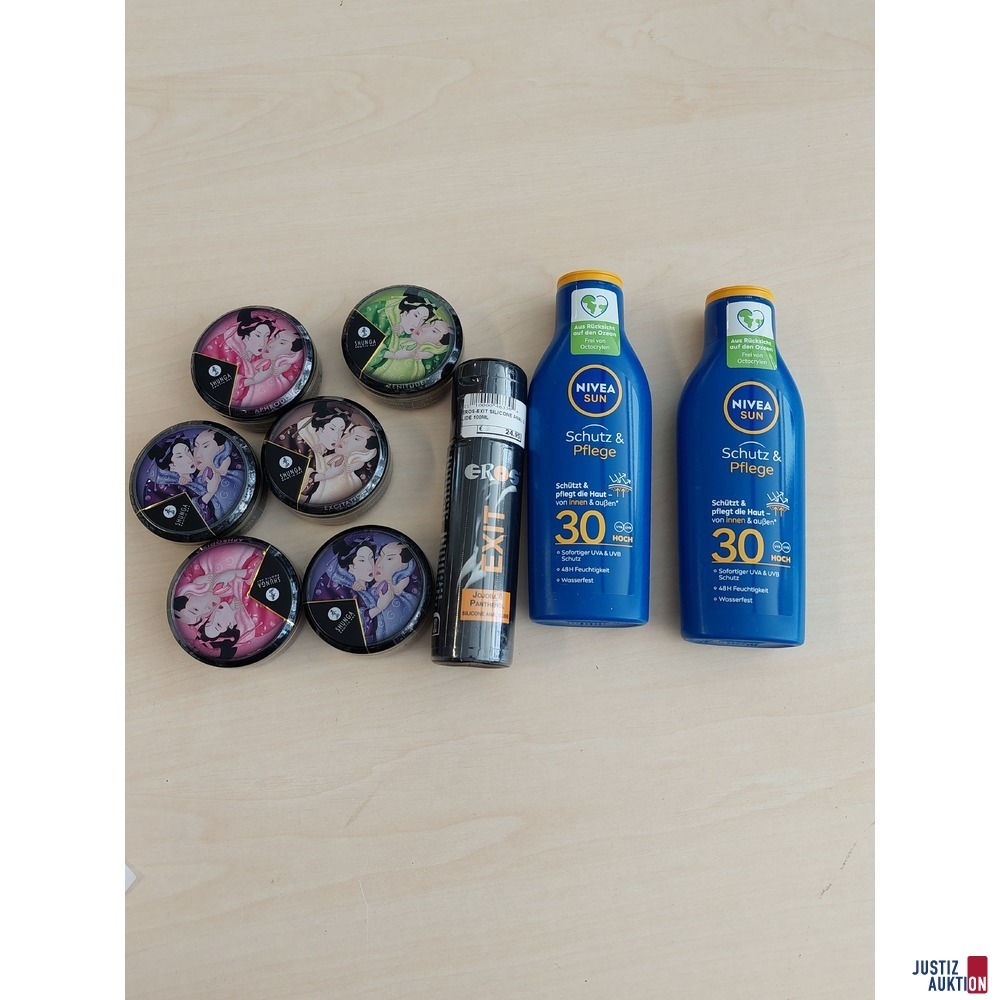 Gleitgel der Marke Eros Exit 100ml u.a.