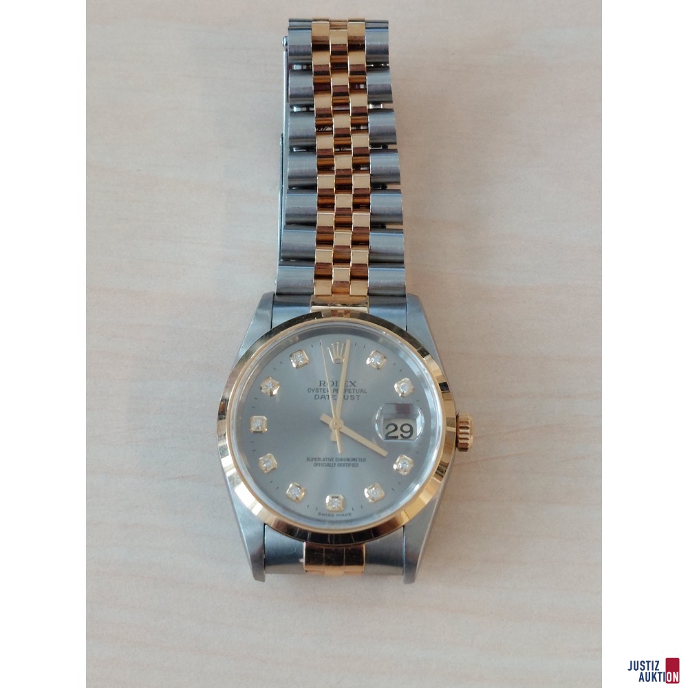 Herrenarmbanduhr der Marke Rolex Datejust 36