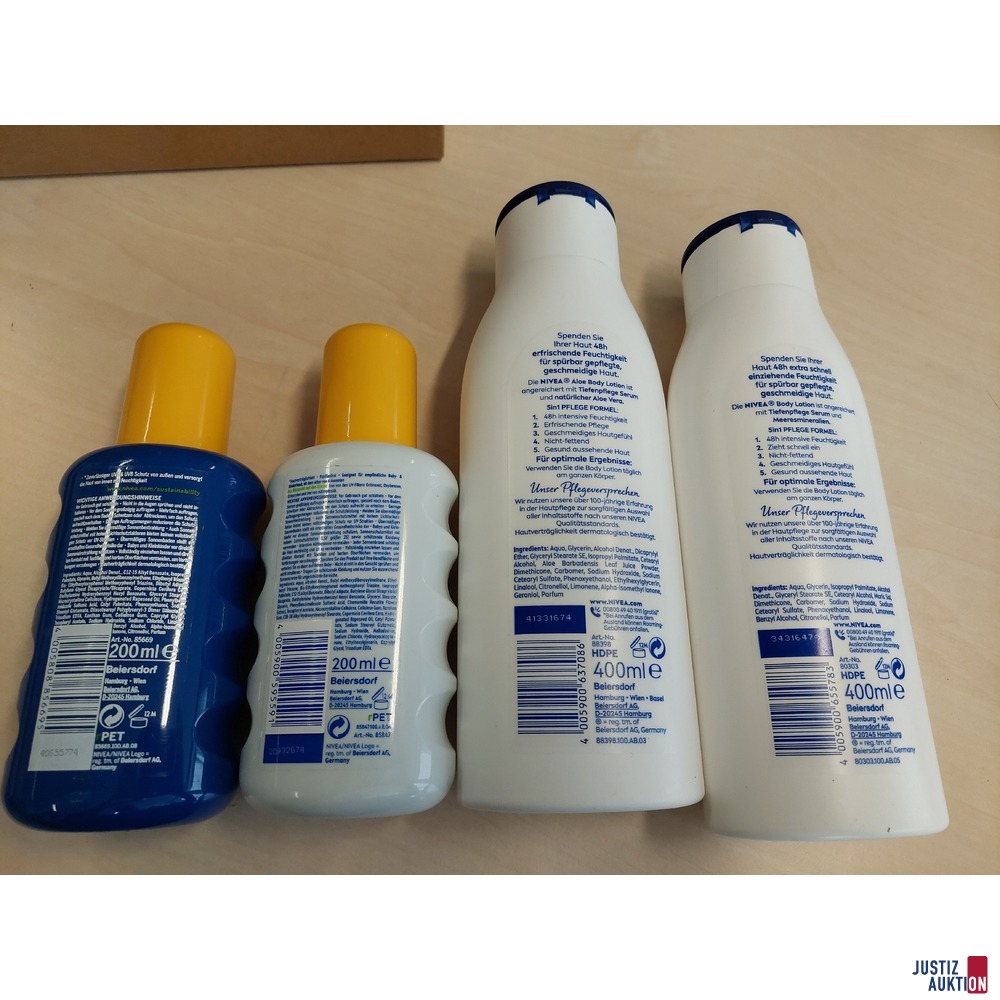 1 Body Lotion der Marke Nivea Aloe &amp; Pflege 400ml u.a.