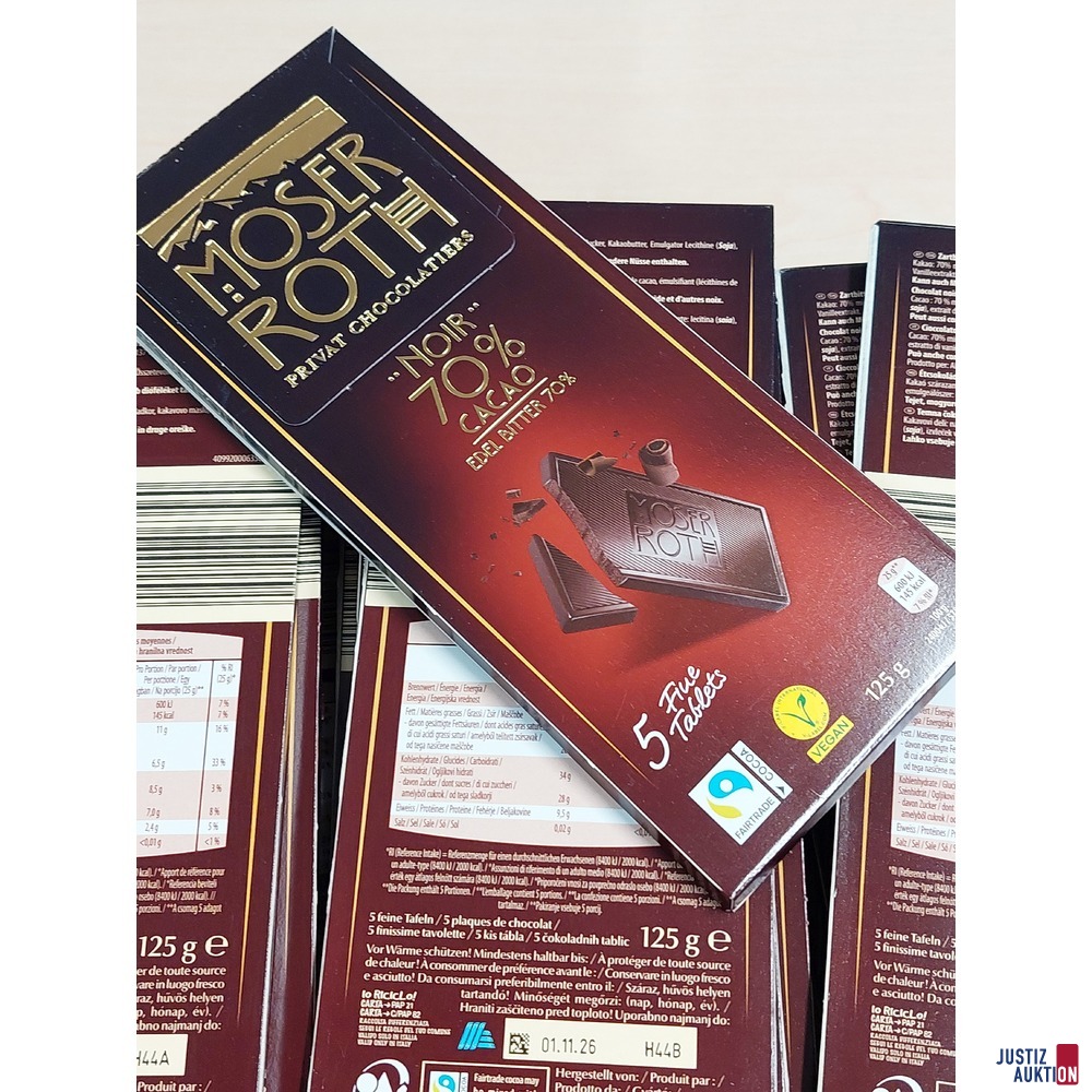 26 x Moser Roth Schokoladen von Hofer/Aldi