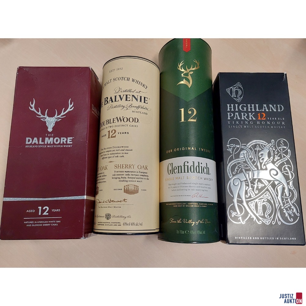 1 Flasche The Dalmore Highland Single Malt u.a.