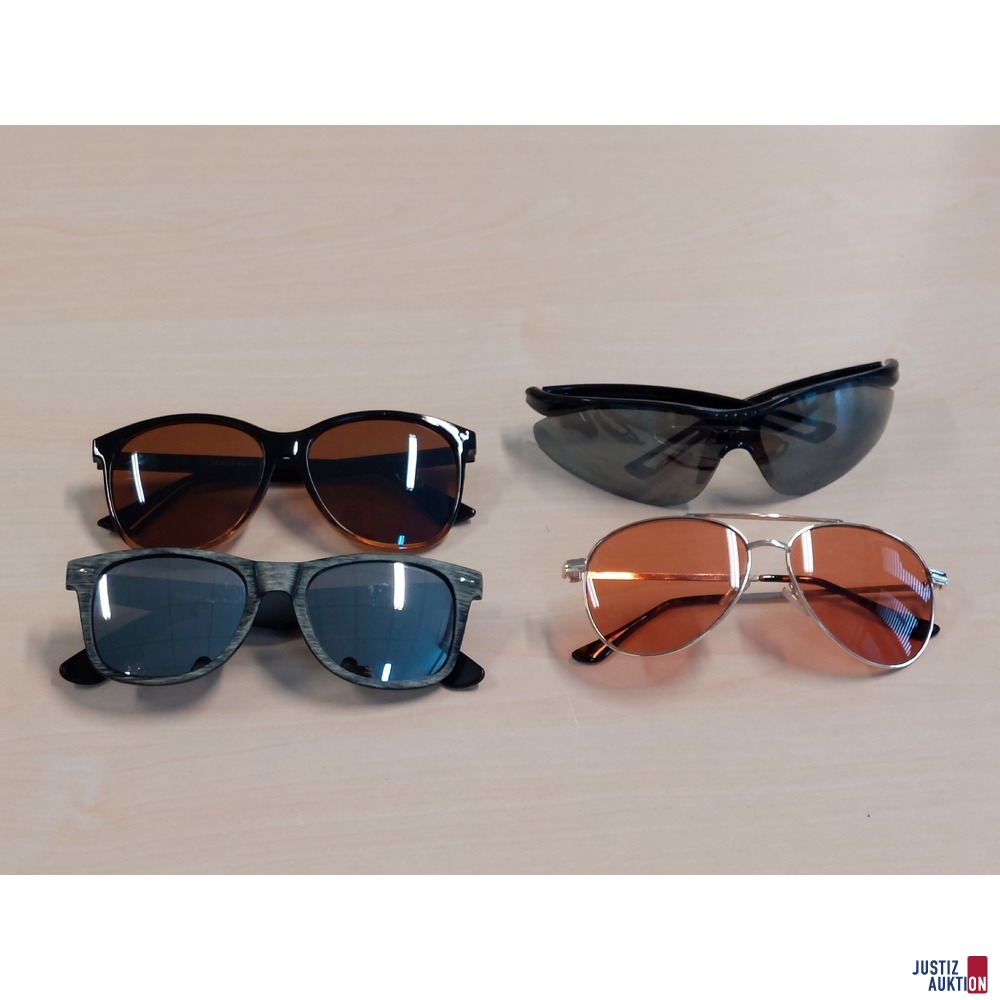4 diverse Sonnenbrillen